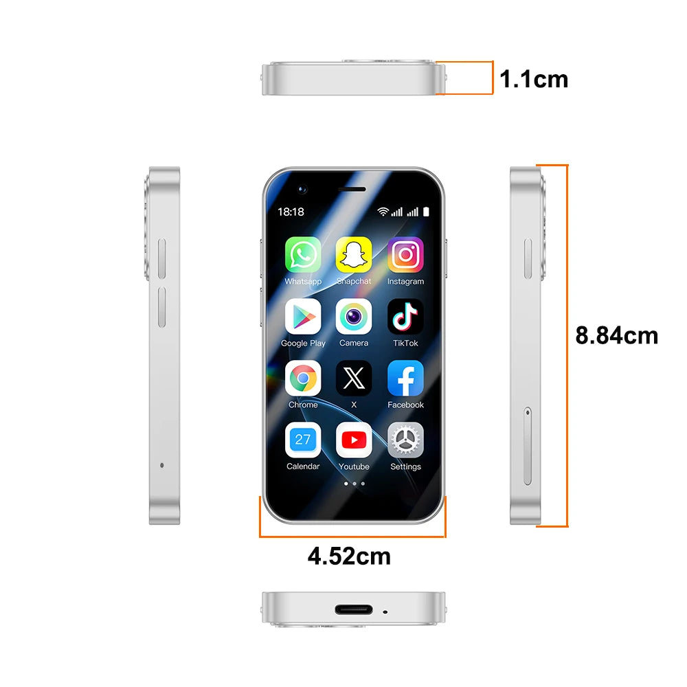 Mini Telephone 17 Netflix, snapchat, instagram, whatsapp