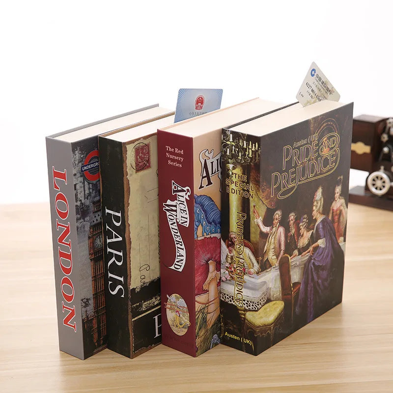 Coffre-fort secret créatif en forme de livre