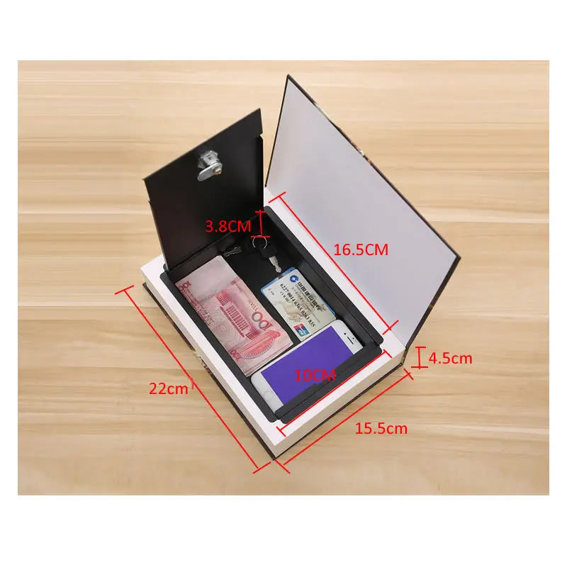 Coffre-fort secret créatif en forme de livre