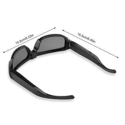 Caméra miniature HD 1080p portable avec lunettes intégrées