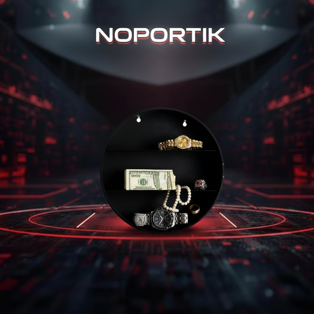 NOPORTIK - Horloge murale secrète